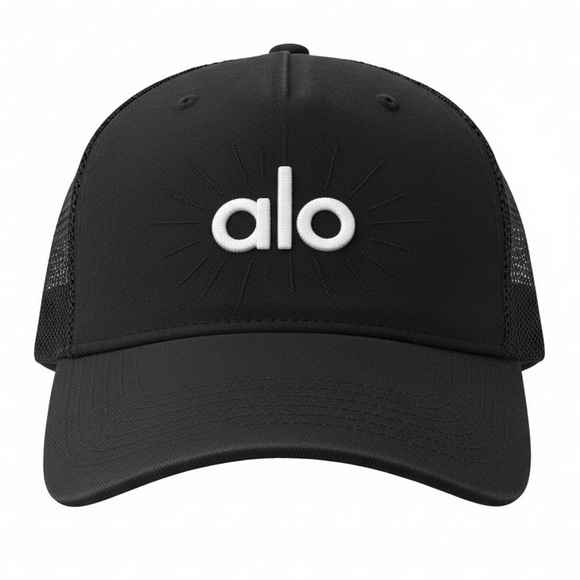 ALO adjustable trucker hat black - Picture 2 of 4